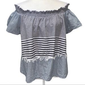 Thread Story Off the Shoulder Top Size Lar…